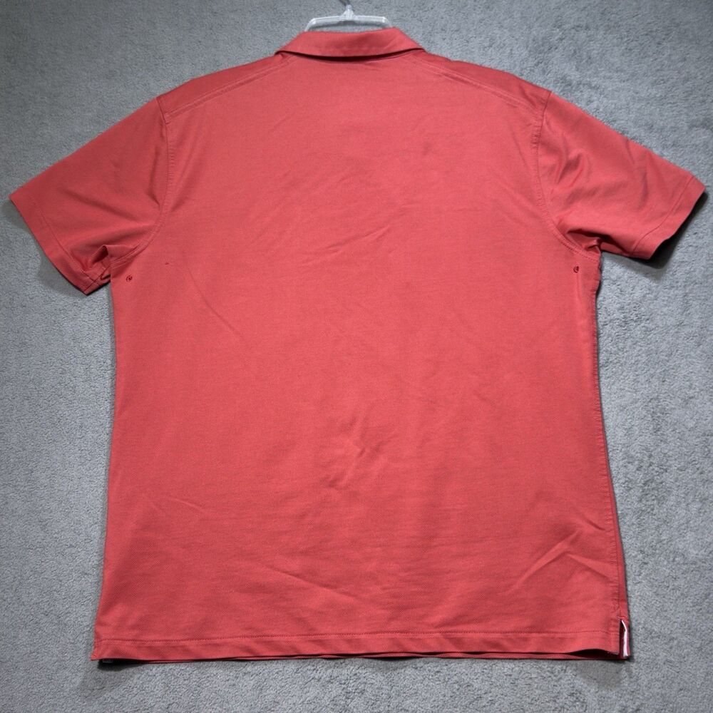 Nike Dri-Fit Golf Polo Shirt Mens M Heather Red Standard Fit SS Pocket Logo - Picture 2 of 9